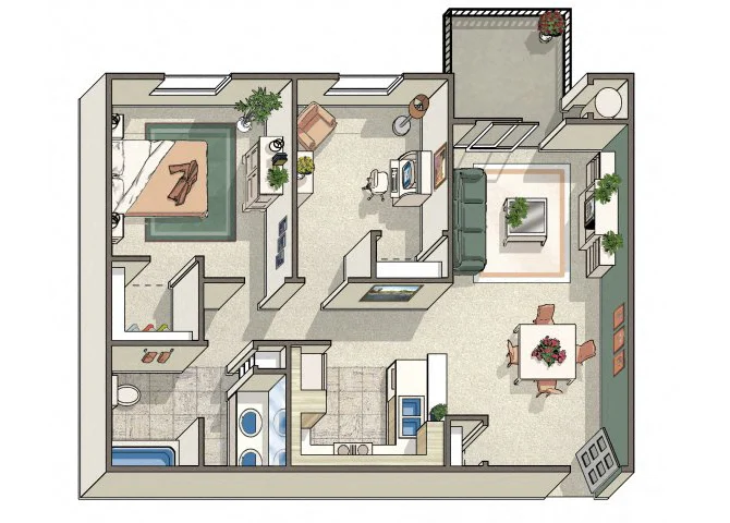 The Lodgepole 1326 1326 floor plan