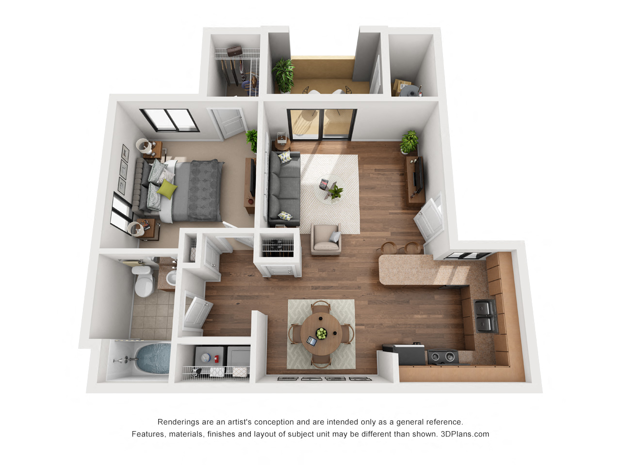 The Positano 1075 1075 floor plan