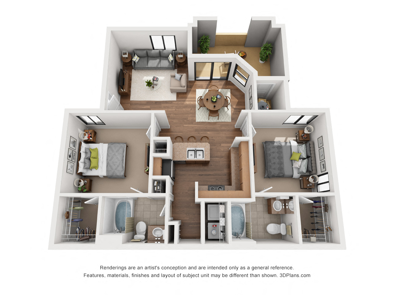 The Revello 1008 1008 floor plan
