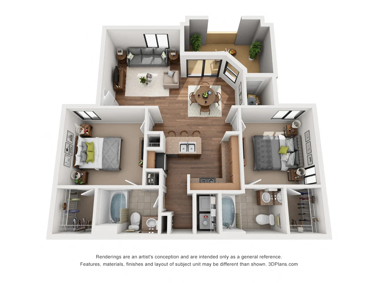 The Revello 2122 2122 floor plan