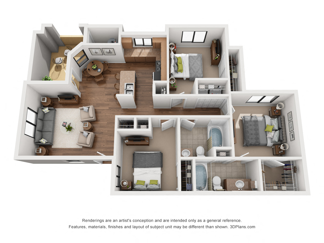 The Salerno 2097 2097 floor plan