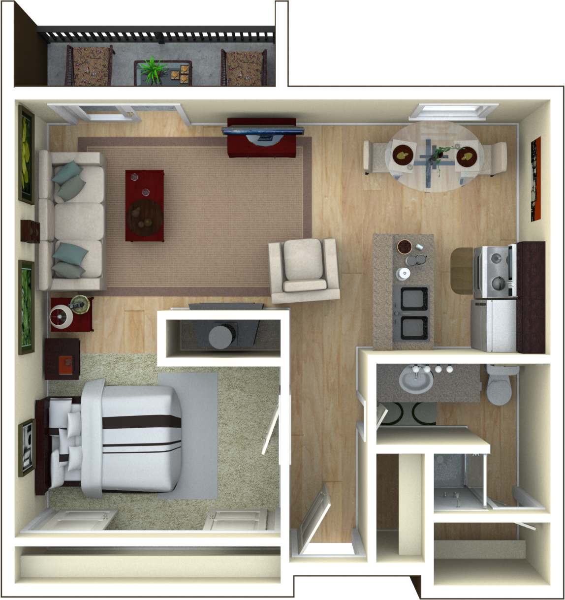 Studio Exec 2032 2032 floor plan