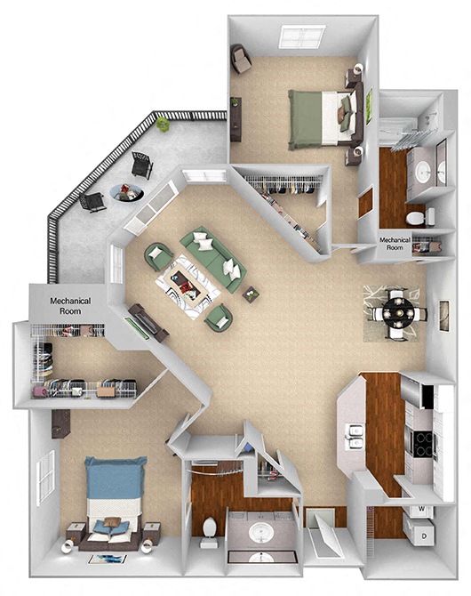 B2 (Cambridge) 286 286 floor plan