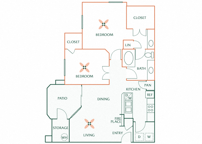 B1 (Emerald) 344 344 floor plan