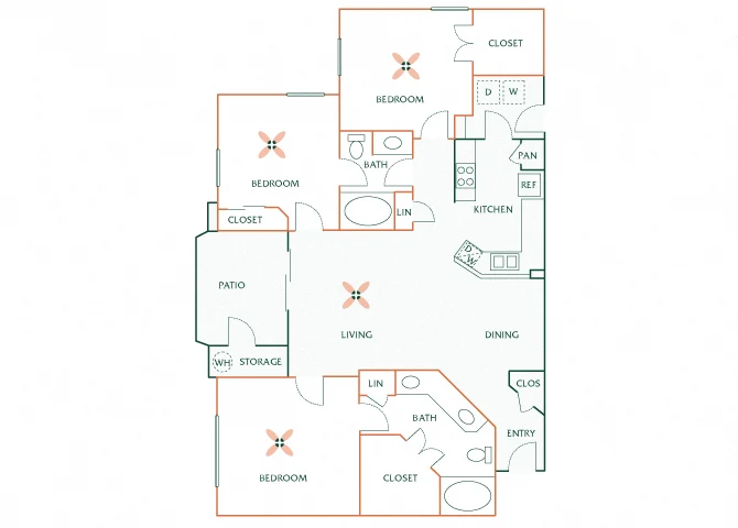 C1 (Diamond) 335 335 floor plan