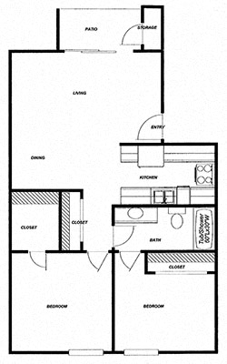 Maple (2x1) 1009 1009 floor plan
