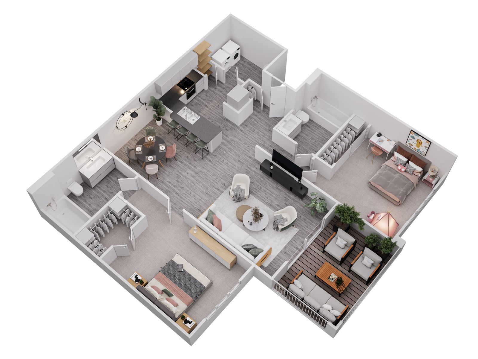 B2 - 1022 SQUARE FEET 2091 2091 floor plan