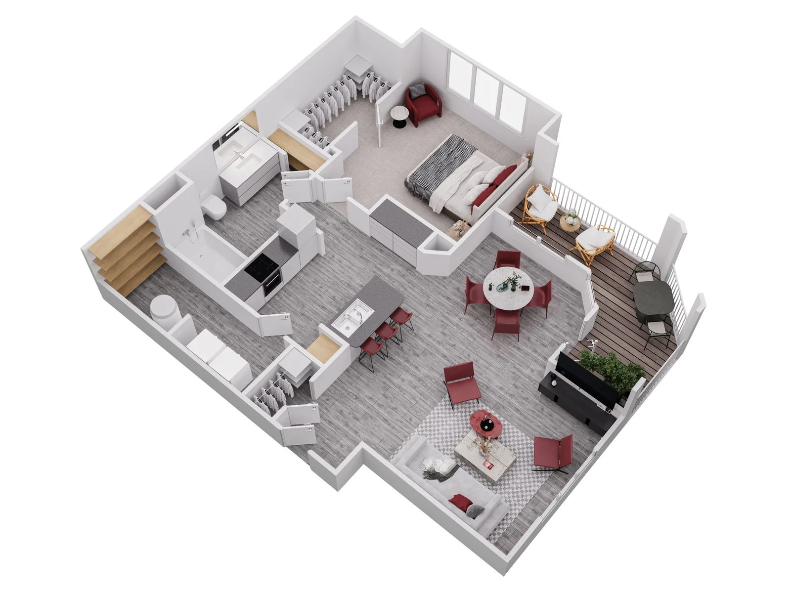 A4 - 850 SQUARE FEET 1001 1001 floor plan