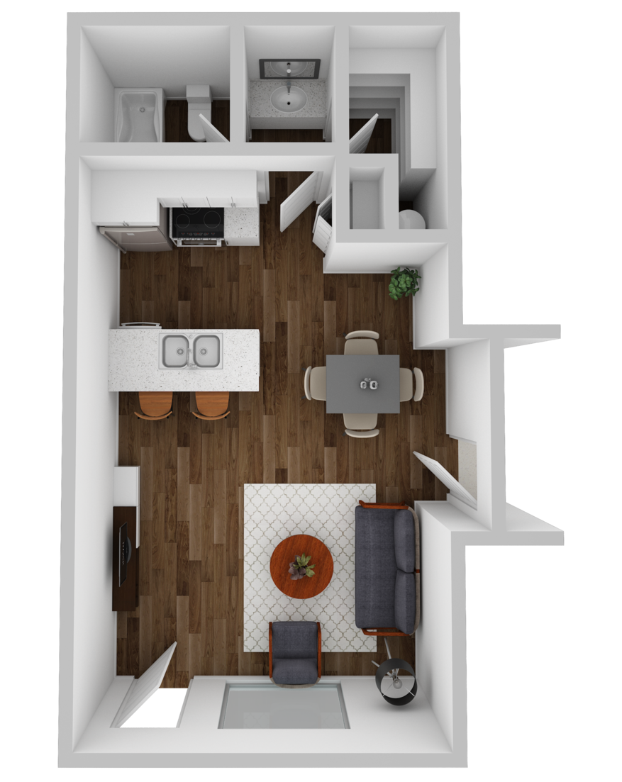 Studio 138 138 floor plan