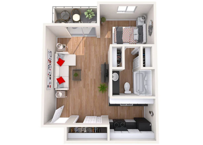 Studio 503 503 floor plan