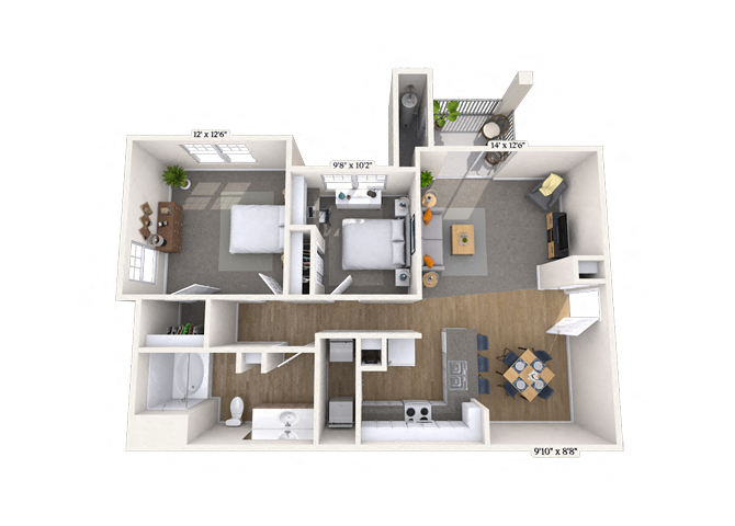 The Flying V 2125 2125 floor plan