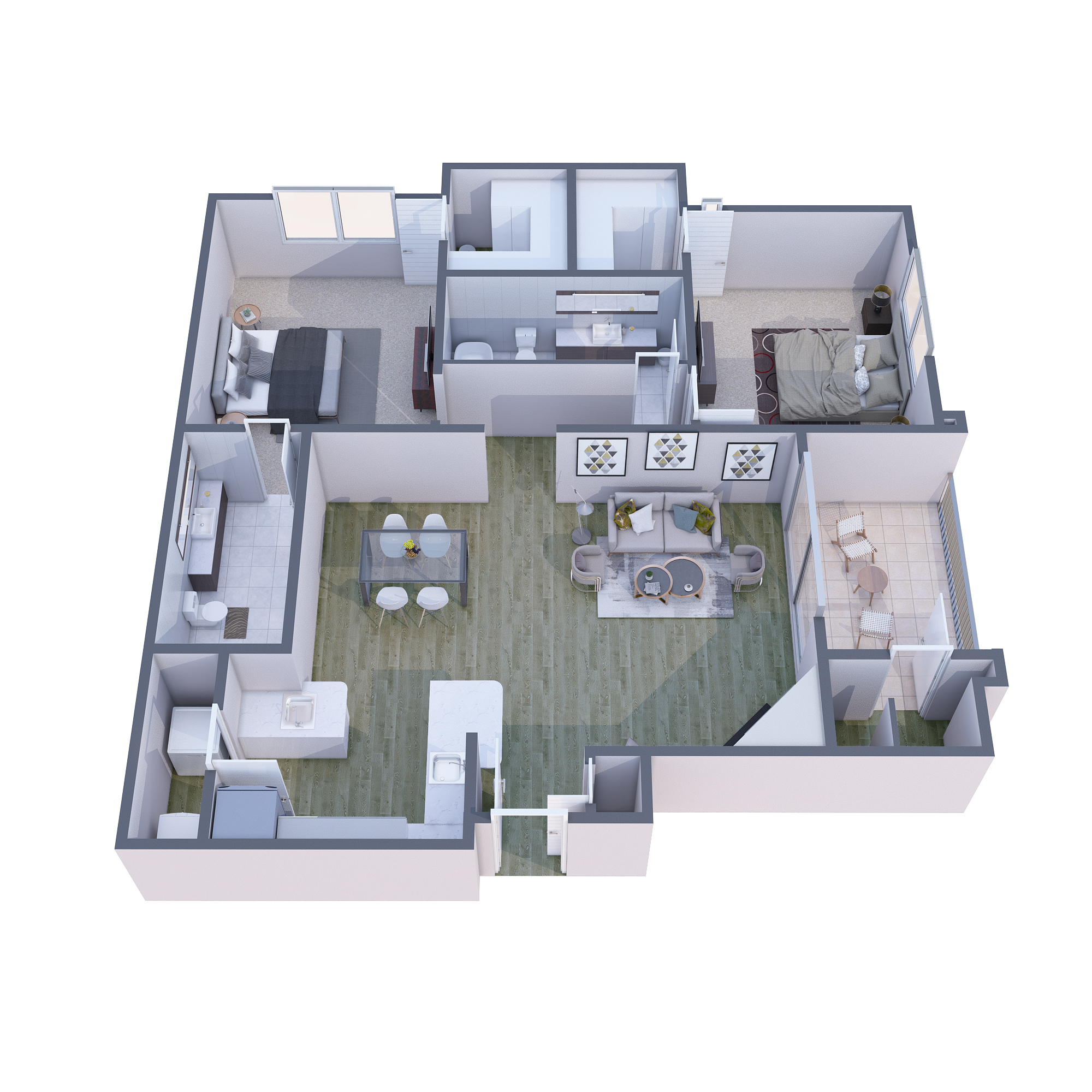 B2 North 2085 2085 floor plan