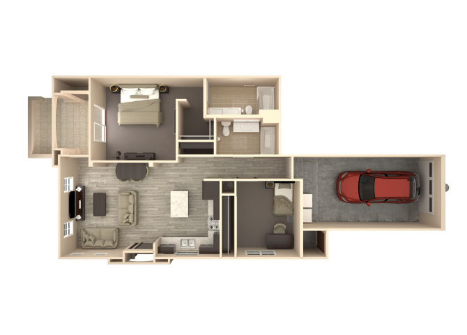Atlantis with Direct Garage Access 1095 1095 floor plan