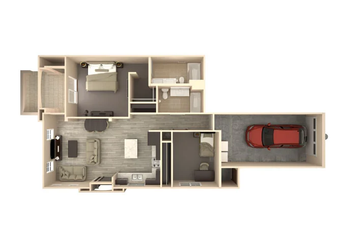 Atlantis with Direct Garage Access 1105 1105 floor plan