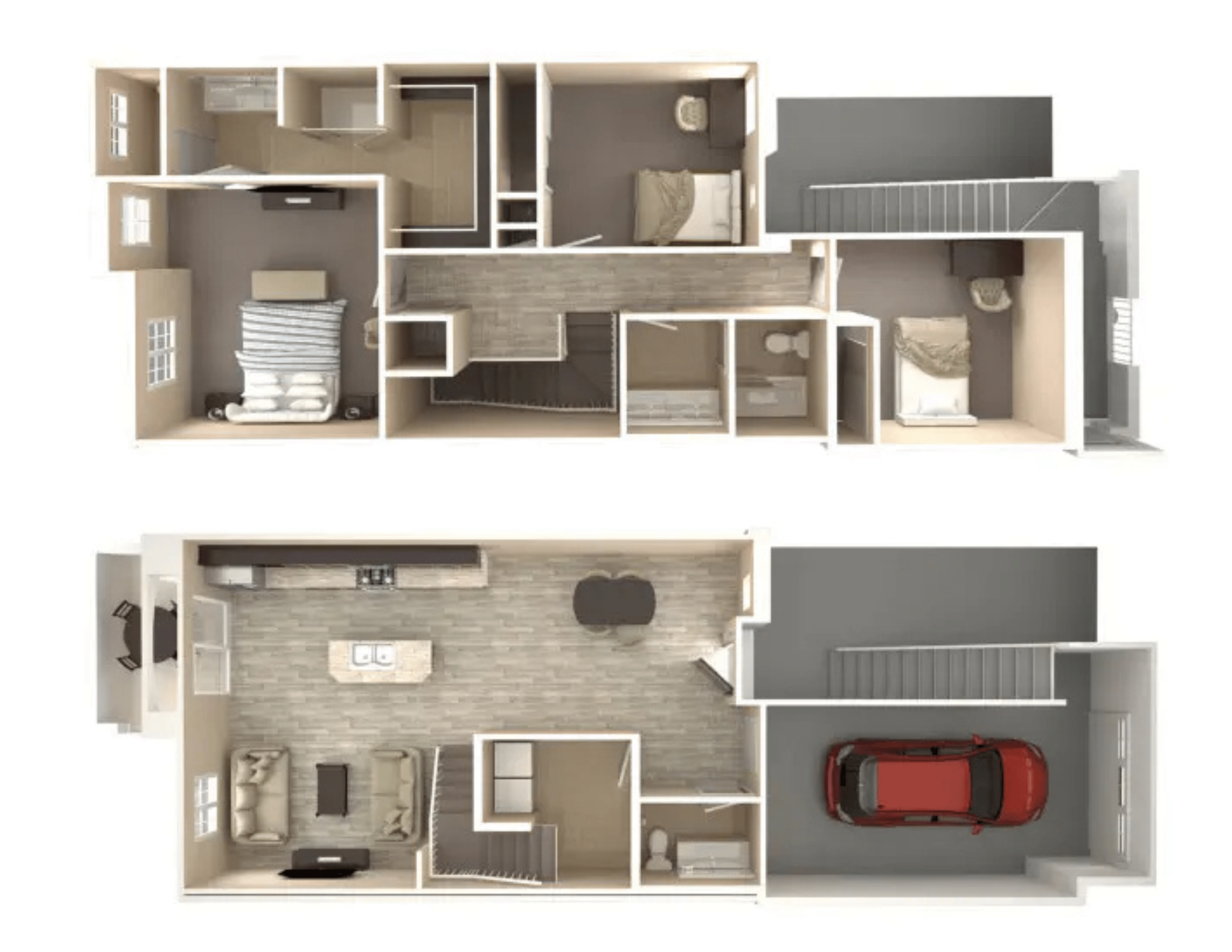 Chateau with Direct Access Garage 1073 1073 floor plan