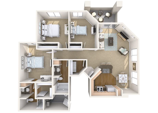 C1 257 257 floor plan