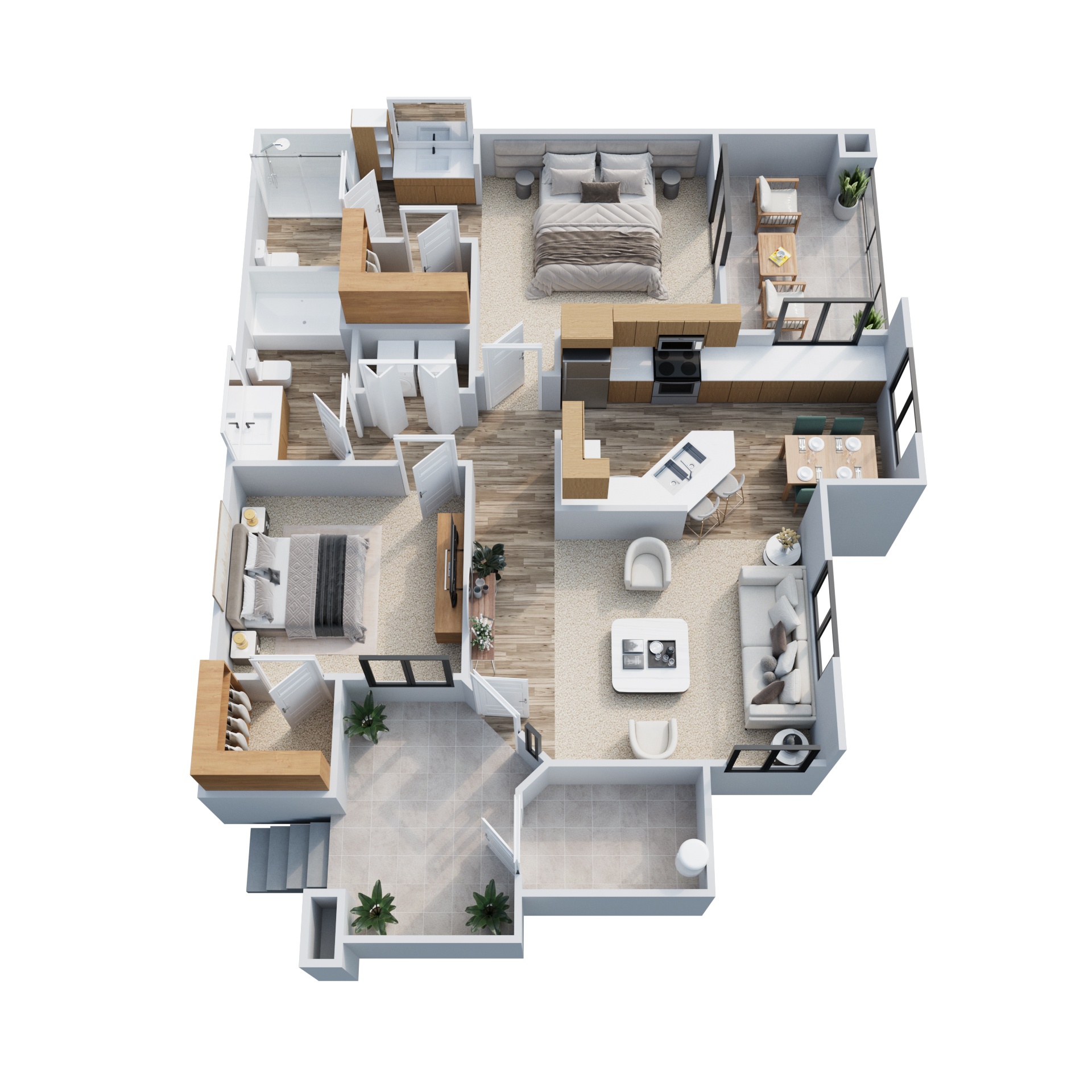 MONACO - 1,125 SQUARE FEET 111 111 floor plan