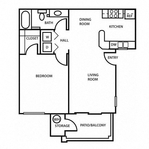 The San Tan 1086 1086 floor plan