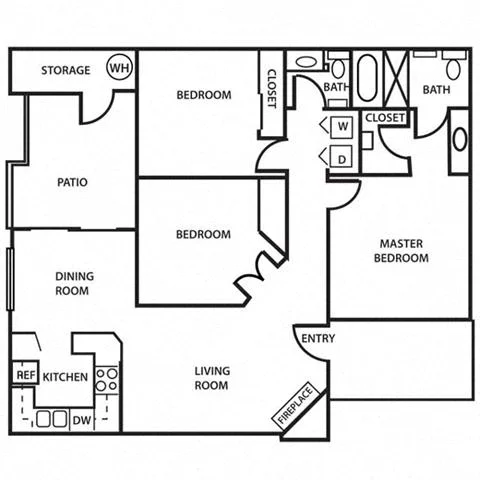 The Dana 1117 1117 floor plan