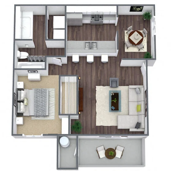 S1: 0 Bed 1 Bath 1L3024 1L3024 floor plan