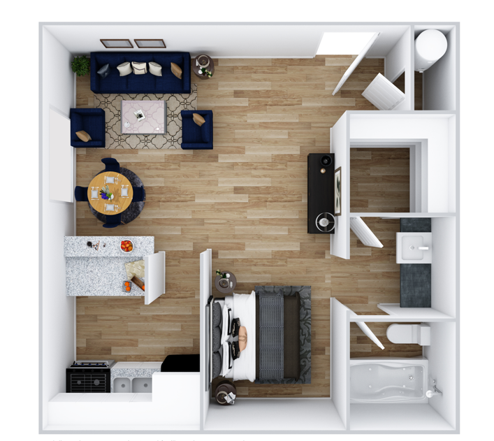 Studio 271 271 floor plan