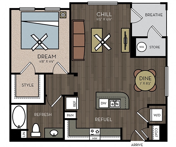 A1 M3005 M3005 floor plan