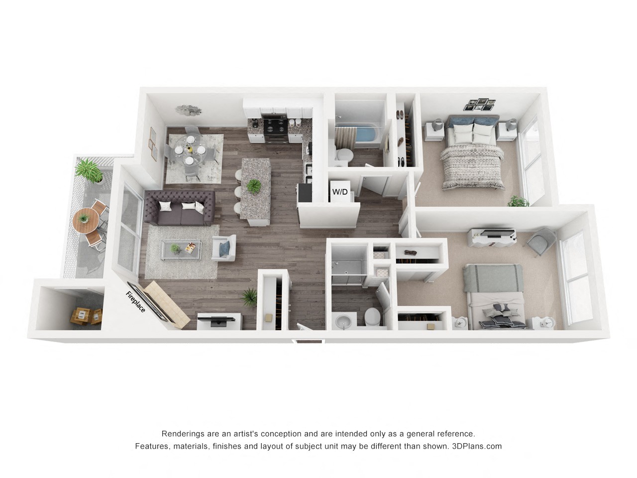 Residence 2 127 127 floor plan