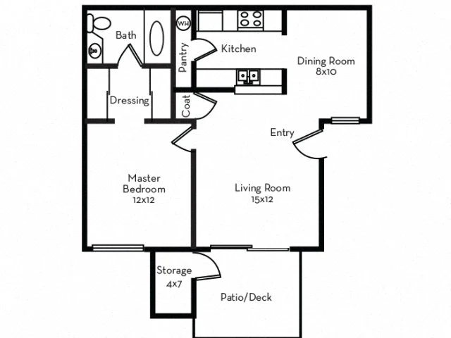 1x1 2014W 2014W floor plan