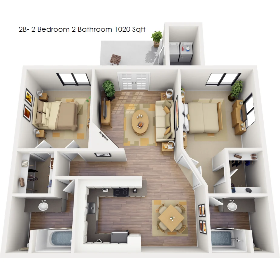 2B 277 277 floor plan