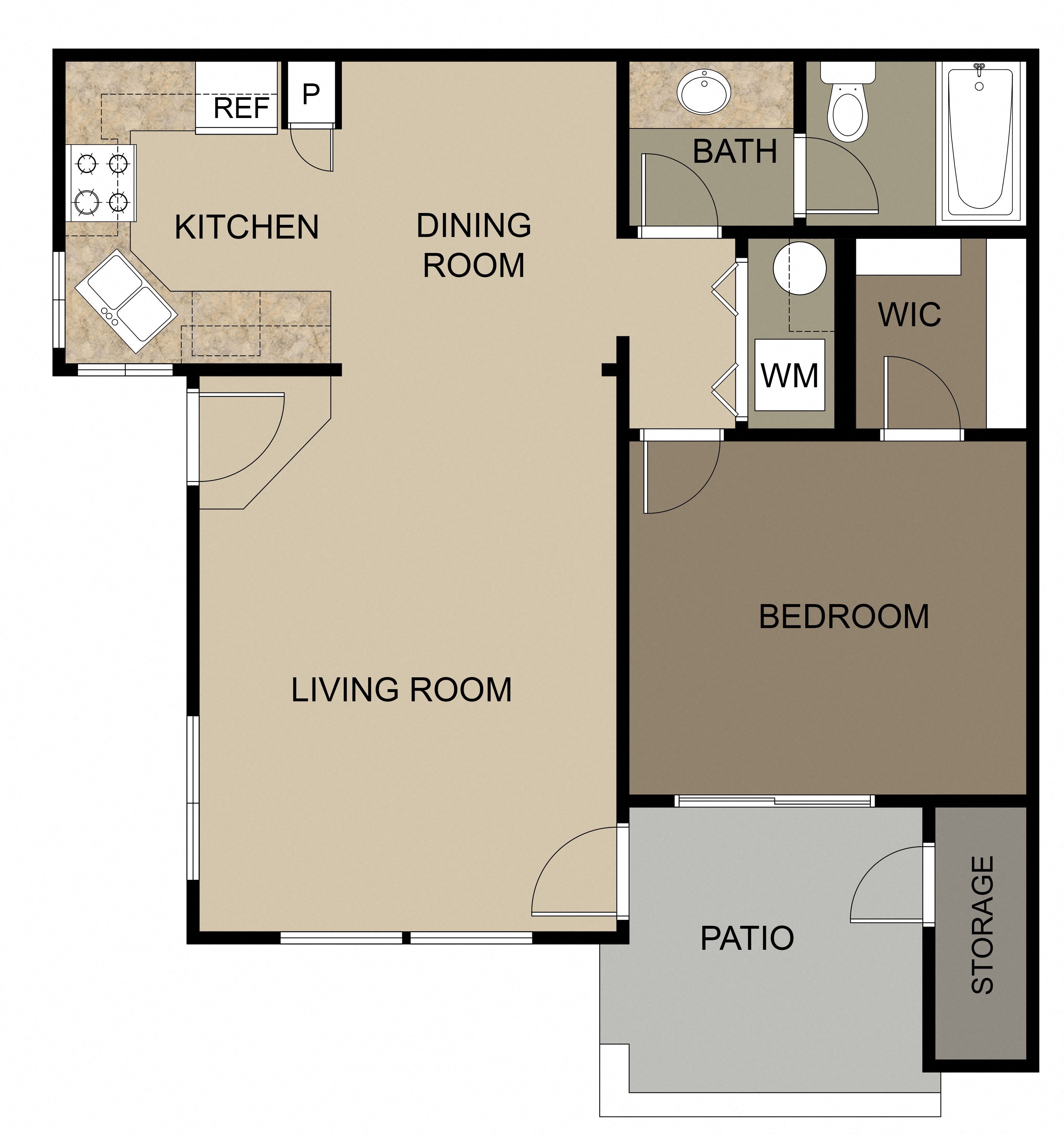 A2 N254 N254 floor plan