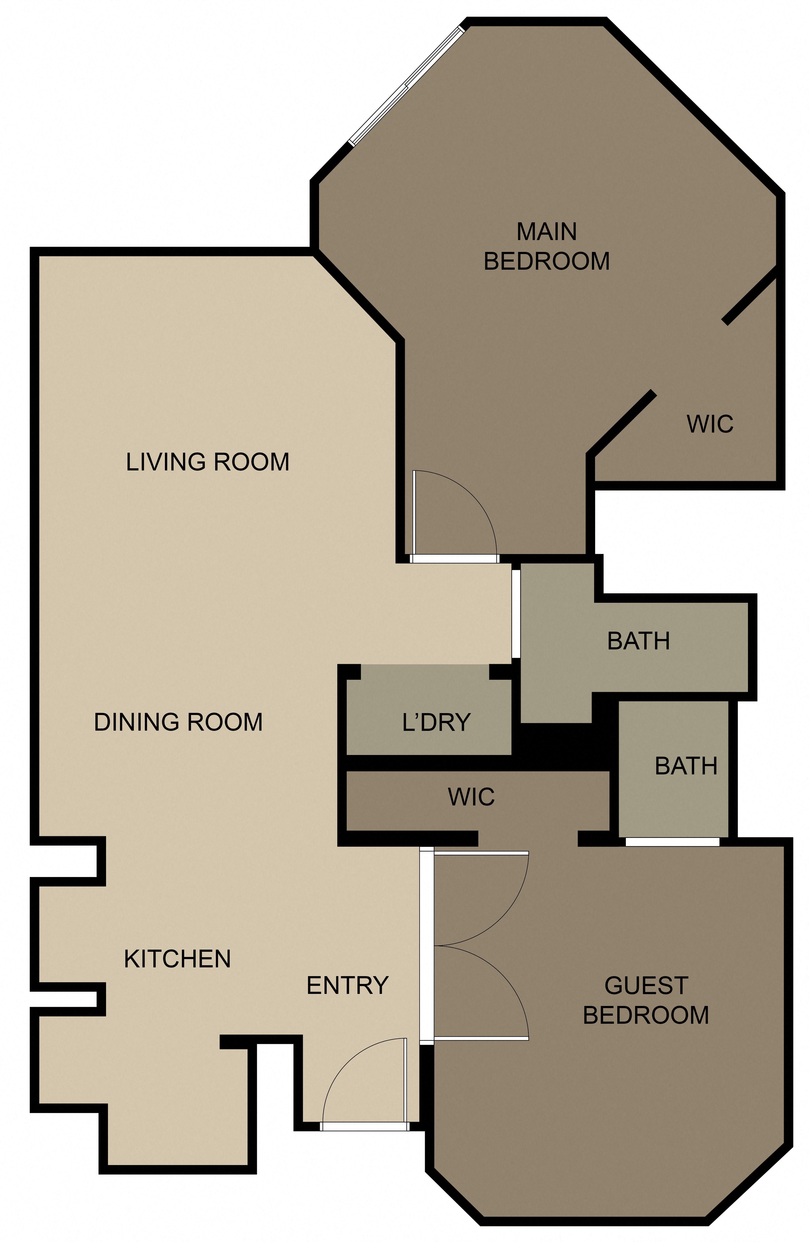 B1 1160 1160 floor plan