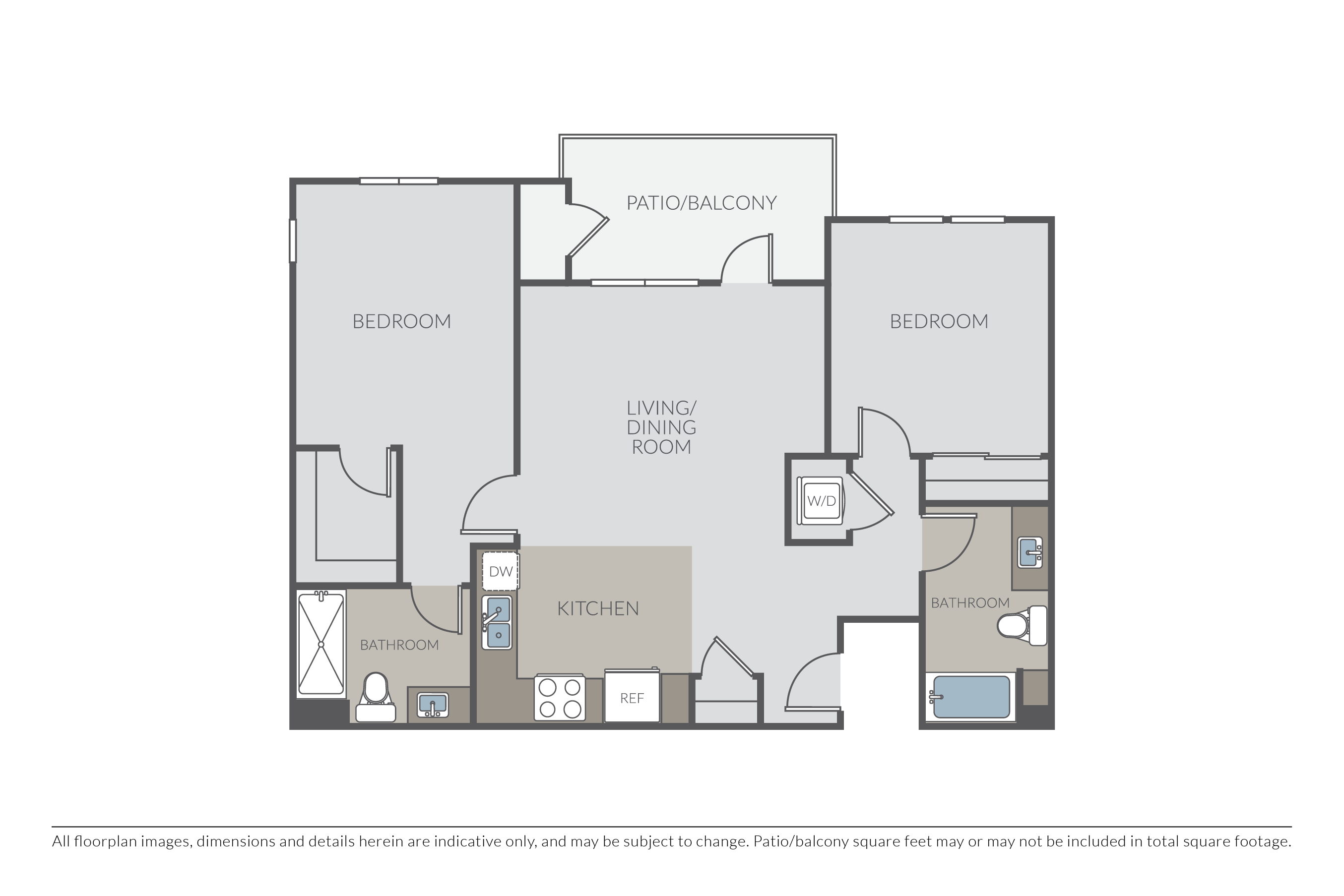 Unit F207 F207 floor plan