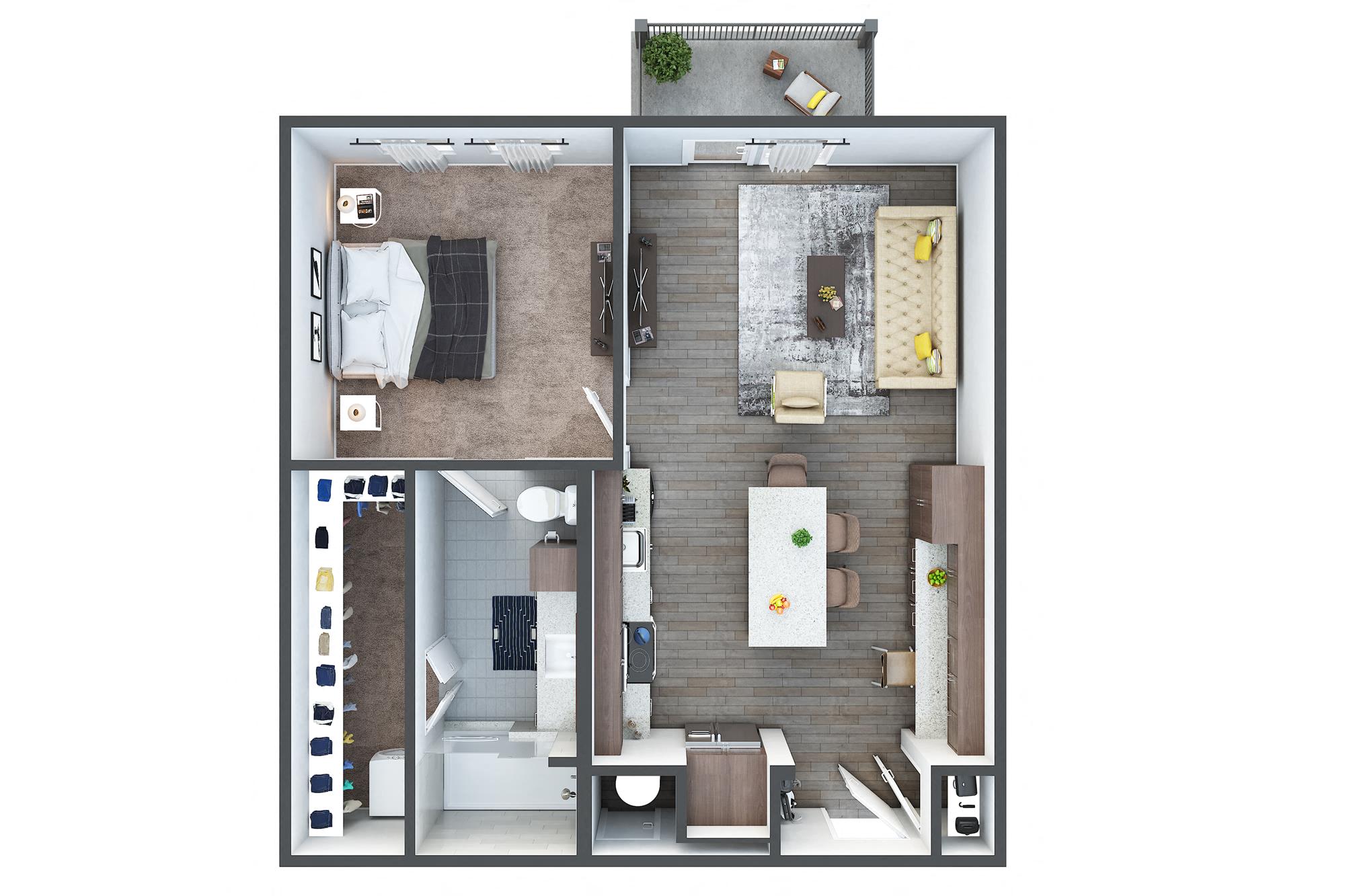 A2a 1063 1063 floor plan