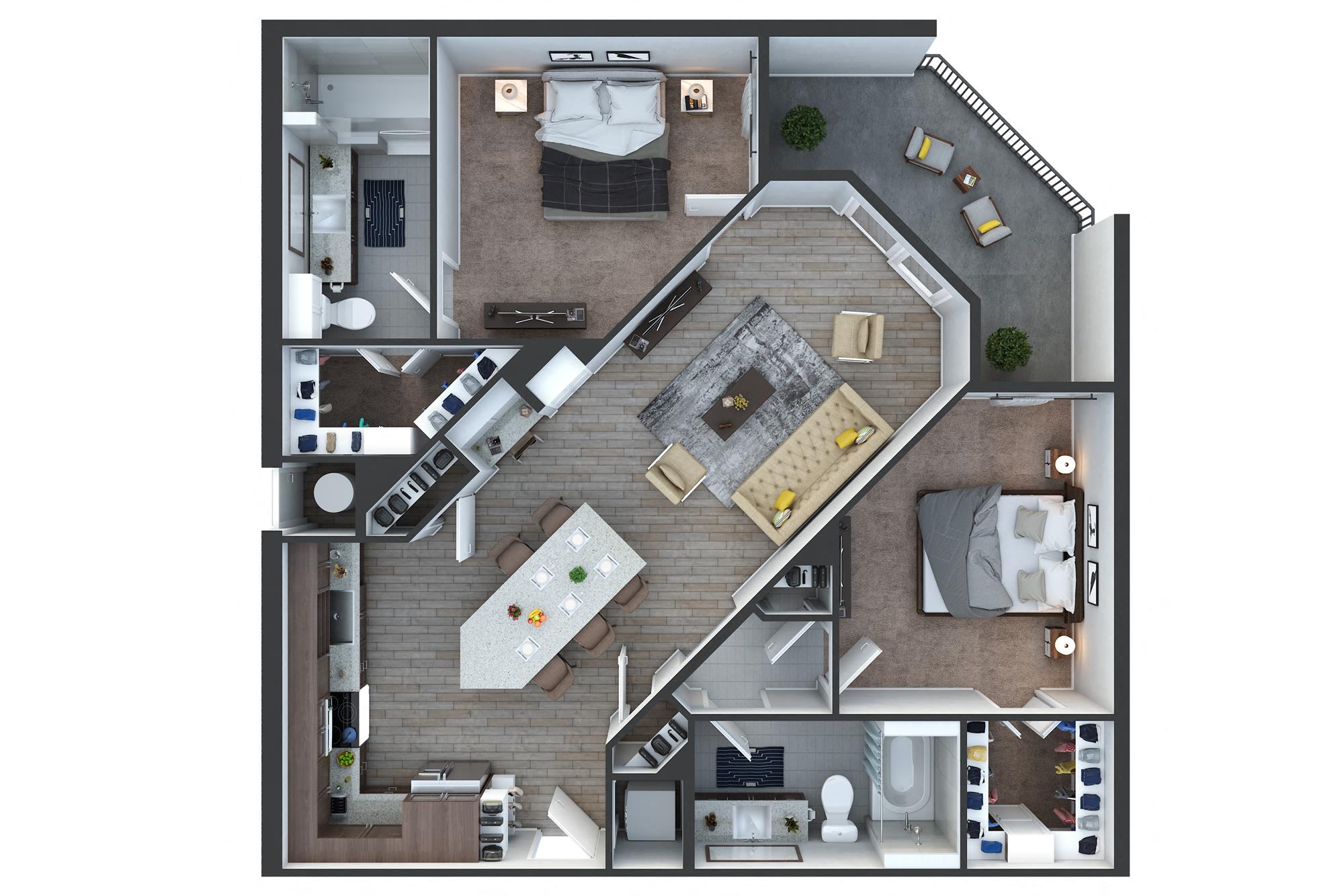 B2 2107 2107 floor plan