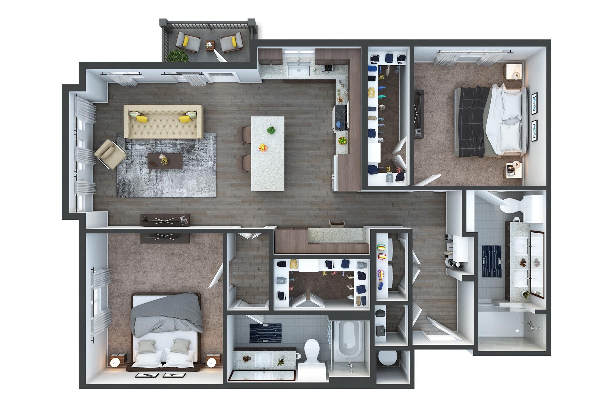 B4a 1017 1017 floor plan