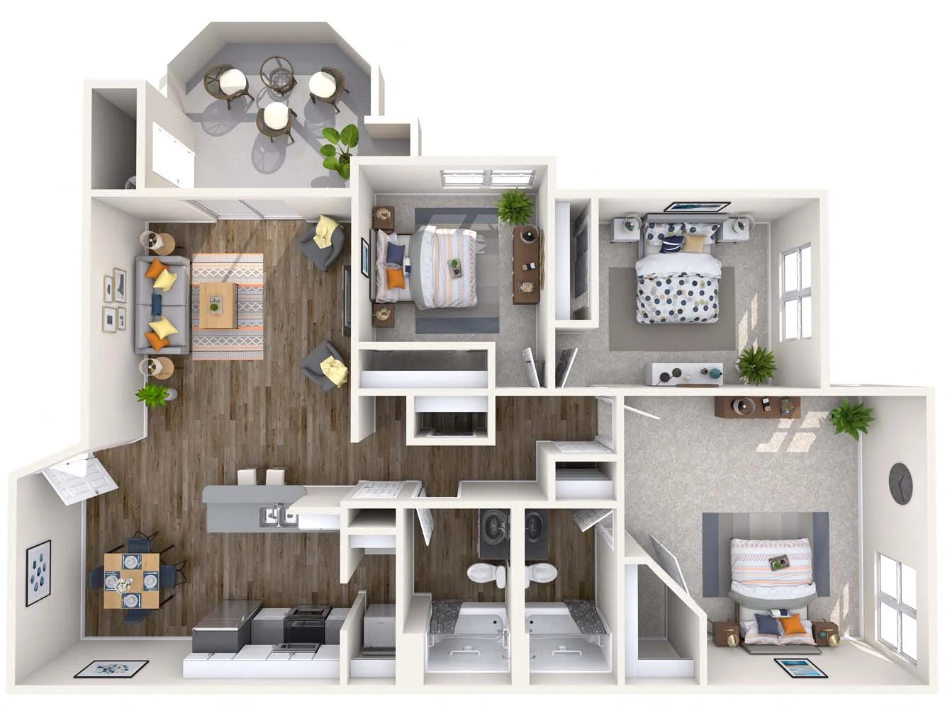 C1 2040 2040 floor plan