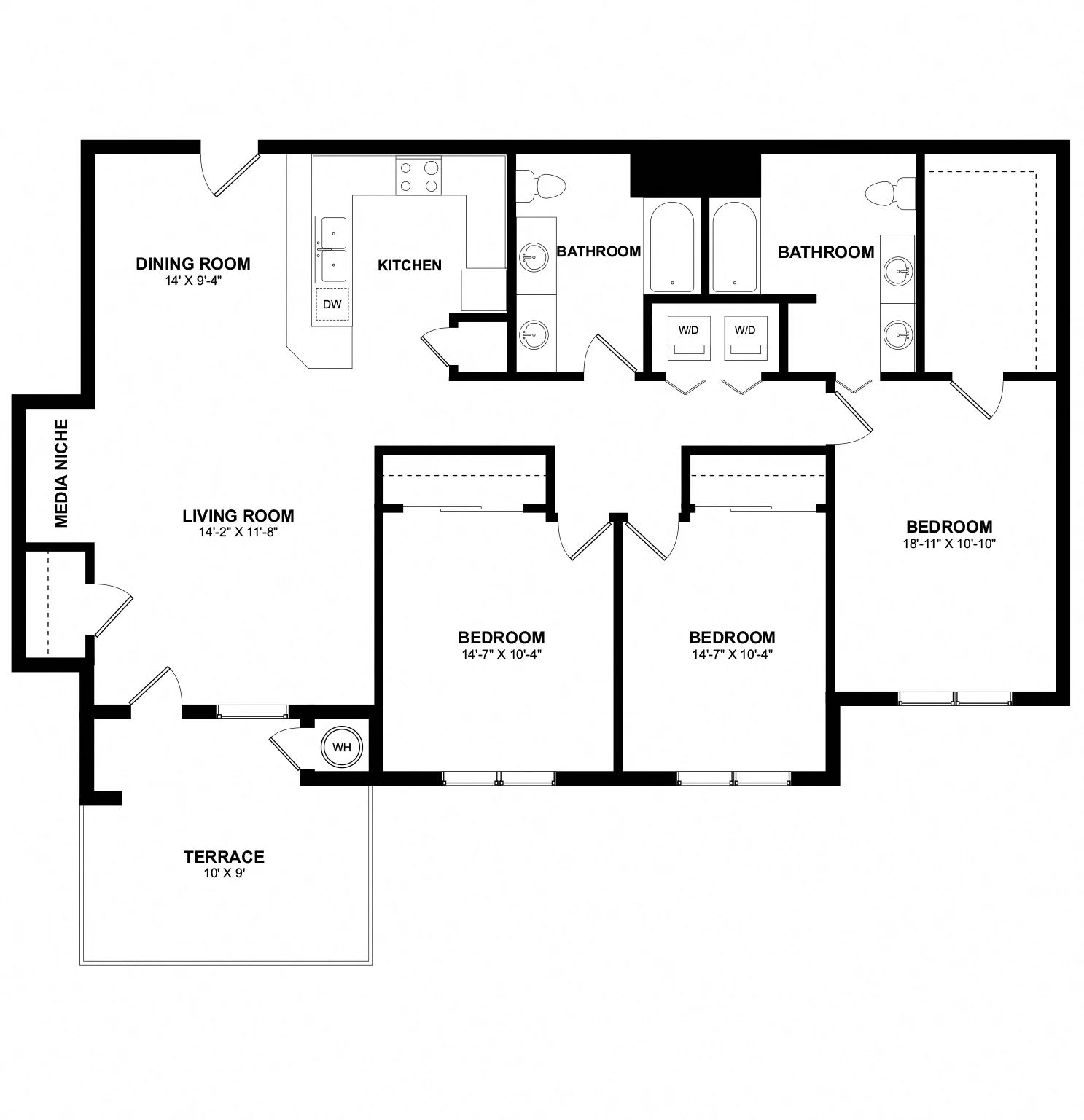 C1 1098 1098 floor plan