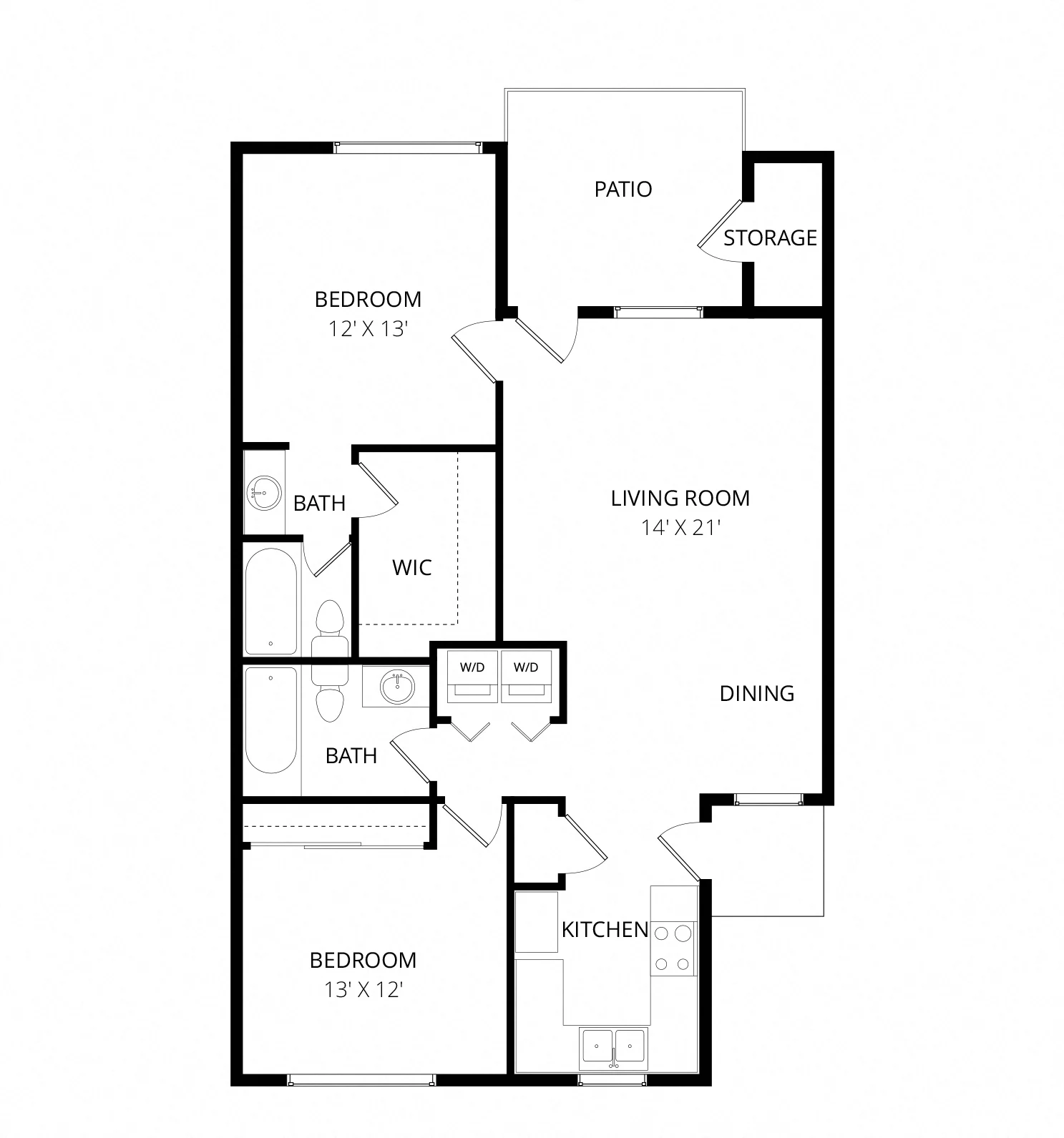 B2 Celestial Remodel 1085-2 1104-1 floor plan