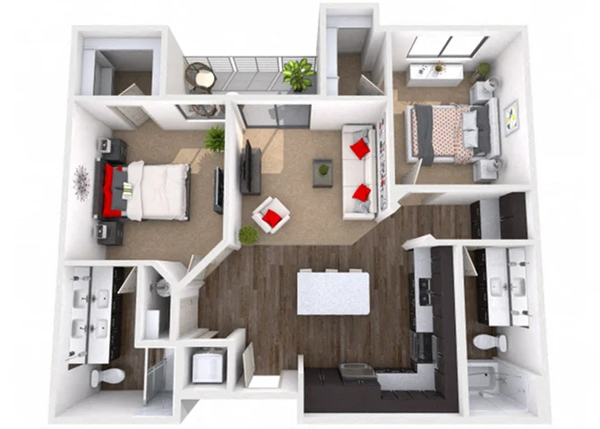 Santorini 314 314 floor plan
