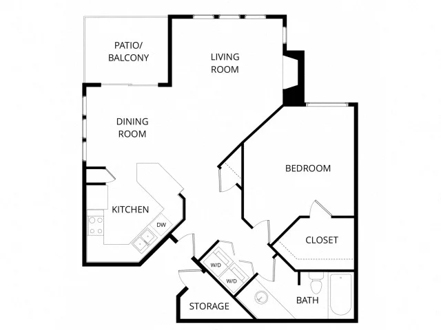 The Roosevelt 1078 1078 floor plan