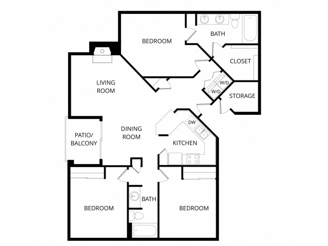 The Washington 1007 1007 floor plan