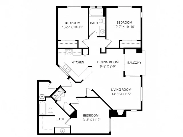 C1 1101 1101 floor plan