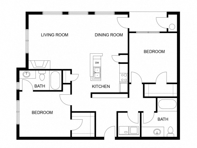 The Roosevelt 1053 1053 floor plan