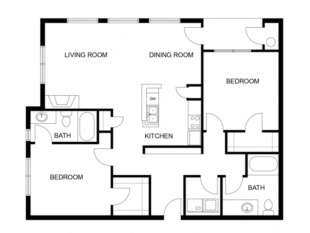 The Roosevelt 2053 2053 floor plan