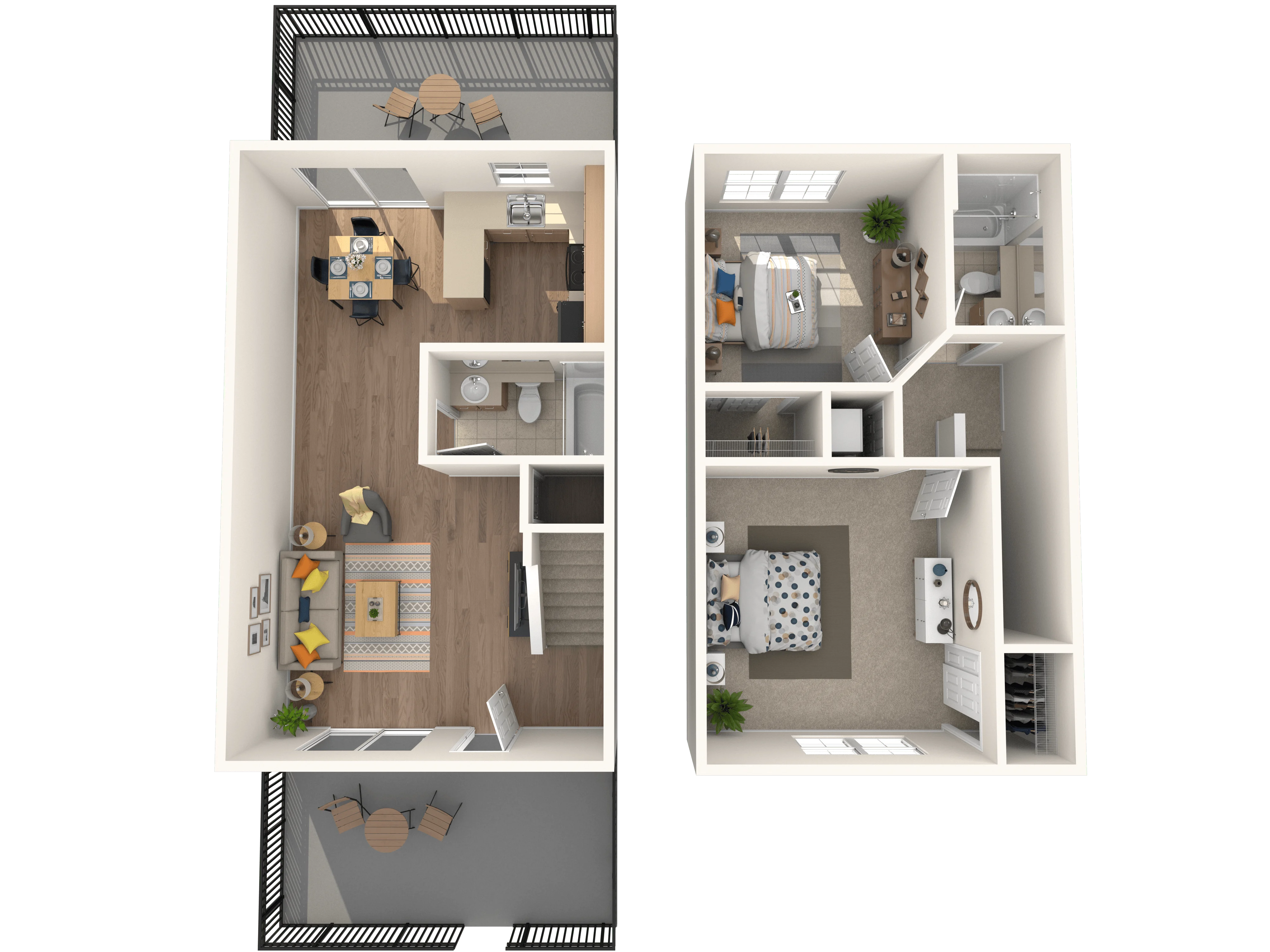 2x2TH 116 116 floor plan