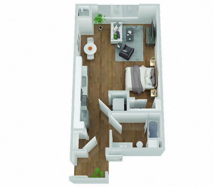 Studio 1109 1109 floor plan