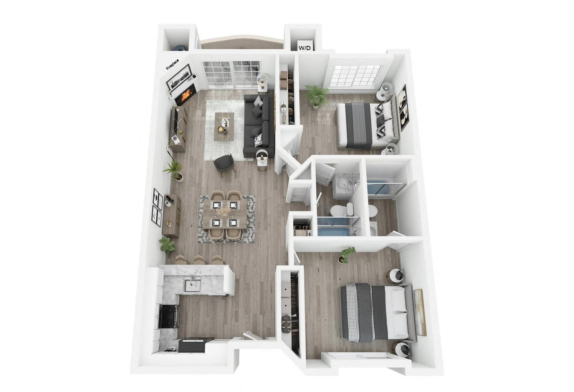 The Ashford A4 1-203 1-203 floor plan