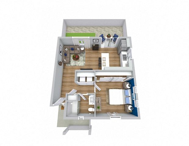 The Alcove 205 205 floor plan