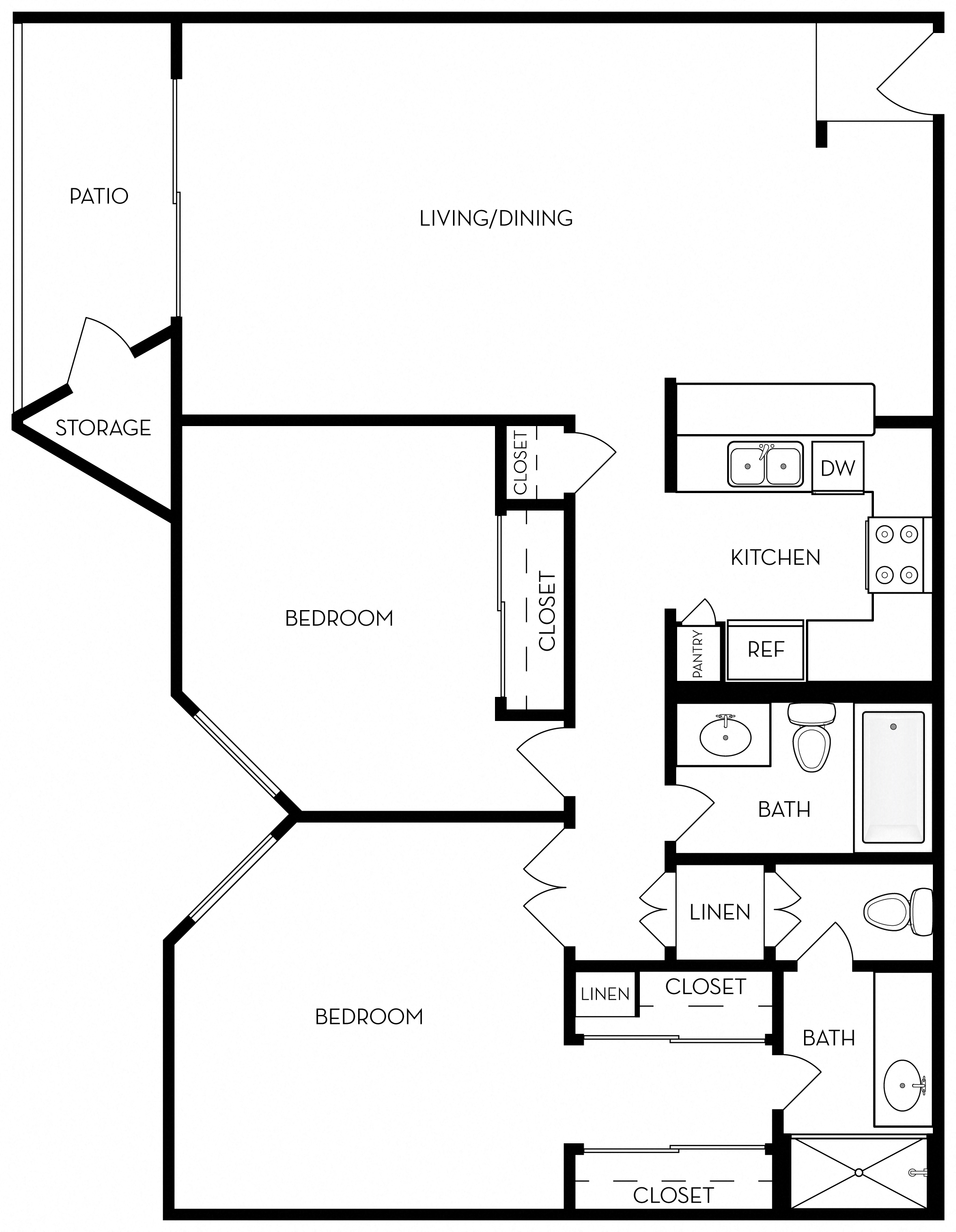 2BD-2BA F-F237 F-F237 floor plan