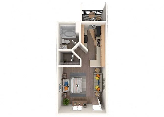 Jade - Studio 2045W 2045W floor plan